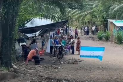 Denuncia. El ingreso al sector de Quebrada de Arena, cuyo propietarios reciben nuevas amenazas de muerte.