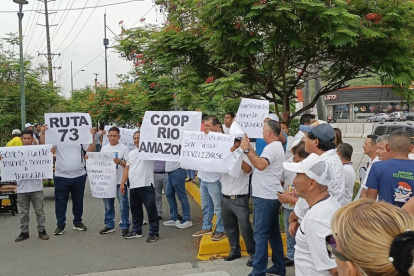 Días atrás, conductores y propietarios de buses de la cooperativa Río Amazonas realizaron un plantón en los exteriores de las oficinas de la Agencia de Tránsito y Movilidad (ATM).