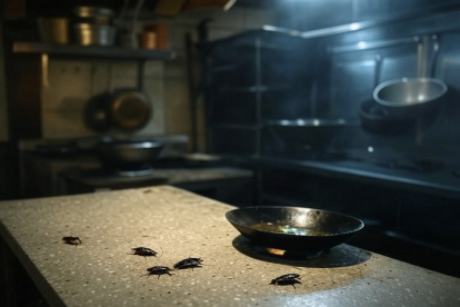 Ilustración Referencial. Las cucarachas paseaban libremente por la cocina.