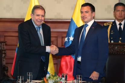 Edmundo González visitó Ecuador en su gira por Latinoamérica.
