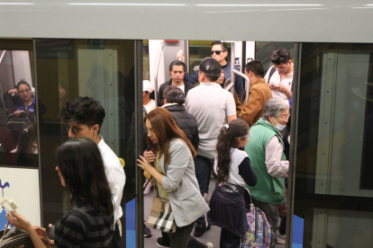 El 22 de enero también se evacuó un tren por el mal uso de una puerta.