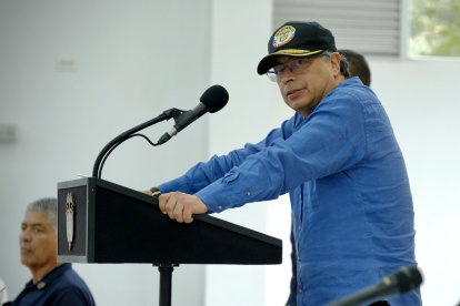 El presidente colombiano Gustavo Petro.