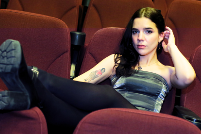 Chloé Silva en la presentación de su videoclip Fantasmas en mi cama.