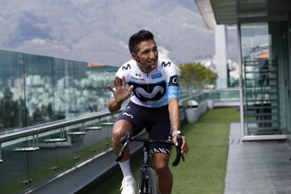 Jefferson Cepeda cumplirá su primera temporada en un equipo del World Tour. El Movistar Team español apostó por el talento del tricolor.