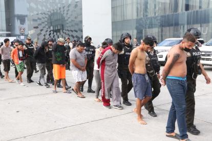 La Policía Nacional aprehendió a 21 personas.