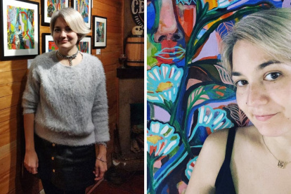 La artista guayaquileña Magiie Camps