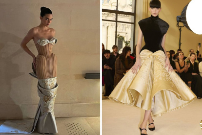 Diseños de Daniel Roseberry en Paris Fashion Week