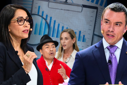 Encuestadoras reflejan las preferencias electorales. Dos candidatos lideran la intención de votos mientras que el tercer y cuarto lugar tendrían un respaldo entre 5% y 2%,