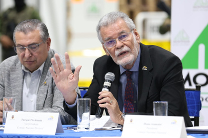Enrique Pita, vicepresidente del CNE, puntualizó que desde el 31 de enero no se podrán difundir encuestas.