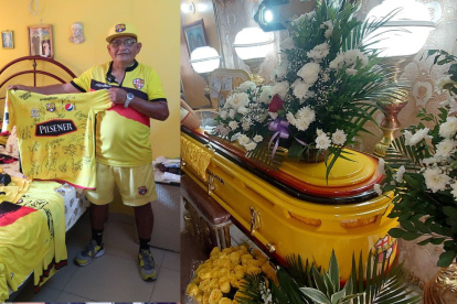 Eduardo Campuzano pidió que cuando sea su adiós, que todo sea amarillo, desde el ataúd y que le pongan las canciones de Barcelona SC.