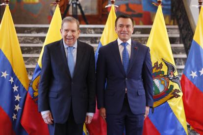 Edmundo González y Daniel Noboa se reunieron el pasado 27 de enero de 2025.