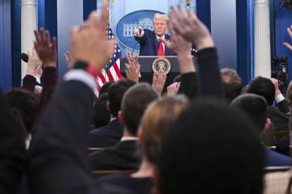 Gobierno. Trump llegó a la Casa Blanca, con la firma promesa de contrarrestar la migración que afecta a EE.UU.