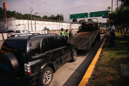 Se desplegó un control a la entrada de las oficinas de ATM