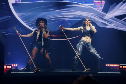 Las artistas llegaron con su concierto a la capital