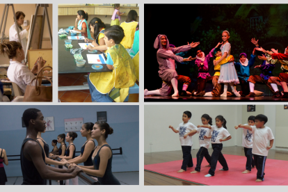 El aprendizaje del arte en sus varias expresiones es la propuesta de las escuelas del Teatro Centro de Arte.