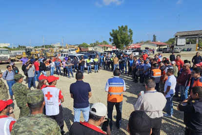 El COE Provincial de Santa Elena se activó durante el simulacro de tsunami.