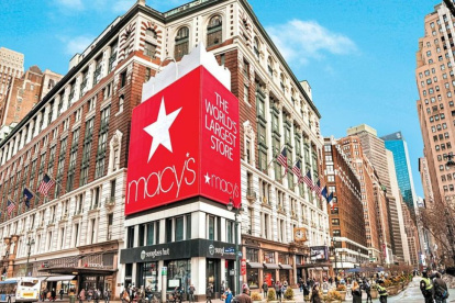 Macy"s es una reconocida tienda de Estados Unidos.