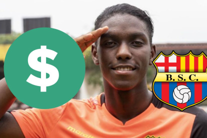 Allen Obando de 18 años fue vendido por Barcelona SC.