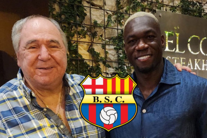 Abdalá Bucaram y Felipe Caicedo se encontraron en un restaurante de Guayaquil.