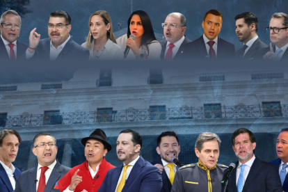 Hay 16 candidatos a presidente del Ecuador en las elecciones generales del 2025.