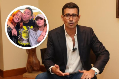 Andrés Guschmer se refirió al audio en donde Álex Vizuete menciona a su hija Luciana Guschmer. Ambos eran compañeros en el podcast, junto a Viviana Salame.