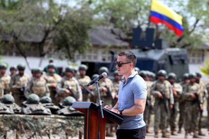 El presidente de la República, Daniel Noboa Azín.