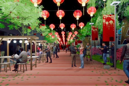 Render del diseño arquitectónico del proyecto en la calle Sucre.