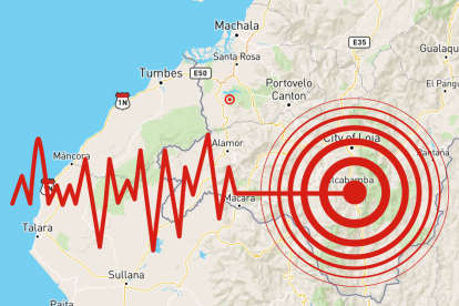 El epicentro del sismo fue Arenillas, El Oro.