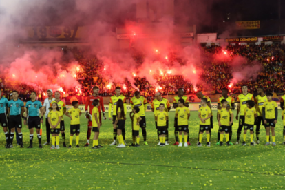 Barcelona SC en la Noche Amarilla 2024.