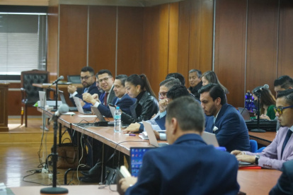 Pablo Muentes, Gloria Gallardo, Johan Marfetán y Mercedes Villarreal son acusados como autores del delito de delincuencia organizada en el caso Purga.