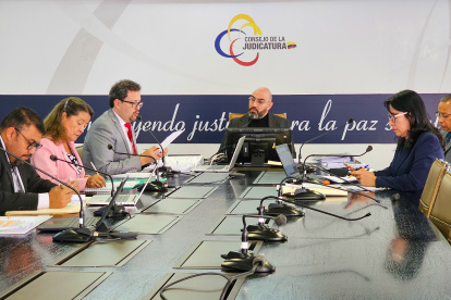 Mario Godoy preside el Pleno del Consejo de la Judicatura.