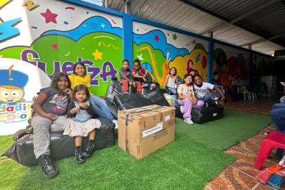 Albergue. Soldaditos de Dios mantiene una casa de acogida para niños con cáncer en la ciudadela la Atarazana en Guayaquil.