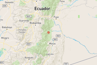 El sismo tuvo como epicentro la localidad de Macas, Morona Santiago.