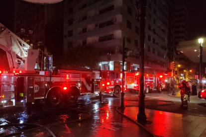 Un total de 20 agentes llegaron a atender la emergencia.