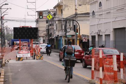Cierre por trabajos viales.