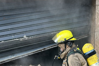 Guayaquil. El incendio en el local se registró este miércoles 5 de febrero.