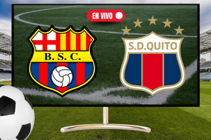 Barcelona SC se enfrenta al D. Quito en la Noche Amarilla del estadio Atahualpa.