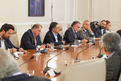 Gustavo Petro televisó un consejo de ministros en la Casa de Nariño.