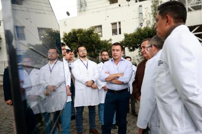 El presidente de la República, Daniel Noboa, en una actividad oficial.