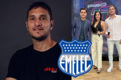 Javier Klimowicz, exarquero de Emelec y ahora comentarista deportivo.