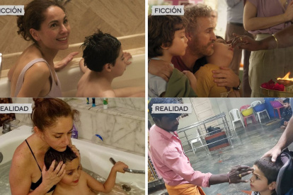 Escenas de la película versus la realidad