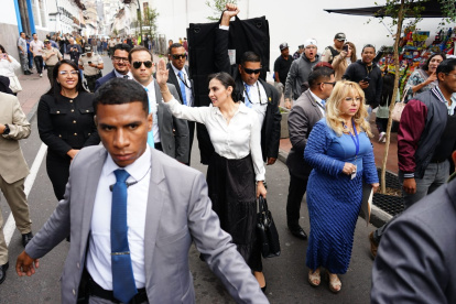 Verónica Abad llama a la paz a Daniel Noboa.