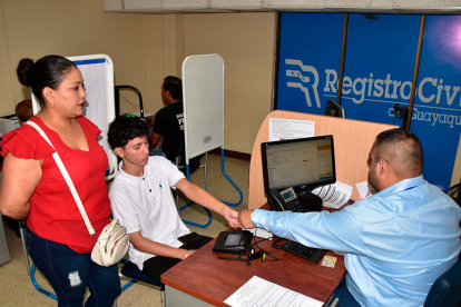 Jornada extraordinaria de cedulación.