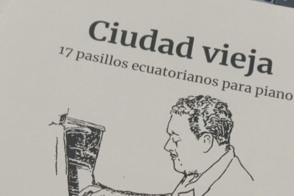 Libro. La obra contiene 17 partituras para piano del artista guayaquileño.