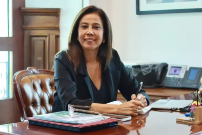 Cynthia Gellibert fue designada como vicepresidenta encargada vía decreto.