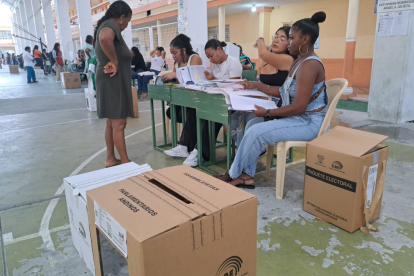Jornada electoral en Esmeraldas.