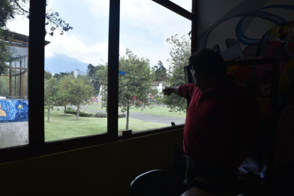 En el Parque El Arbolito, en la avenida 12 de Octubre, centro norte de Quito, se registran robos, diariamente.