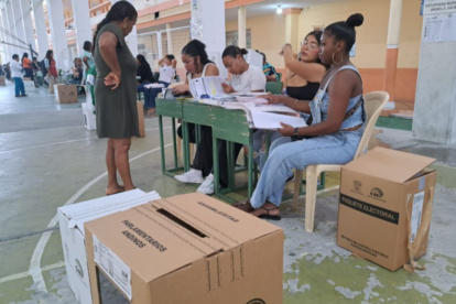 Los ecuatorianos podrían volver a las urnas en poco tiempo si llegase a haber una segunda vuelta.
