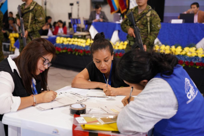 El CNE continúa con el procesamiento de las actas tras las elecciones 2025.