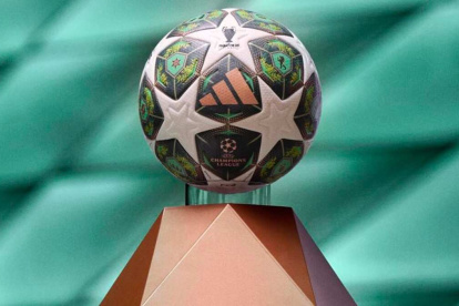 Así luce el esférico con el que se jugarán los partidos definitorios y por el título de la UEFA Champions League.